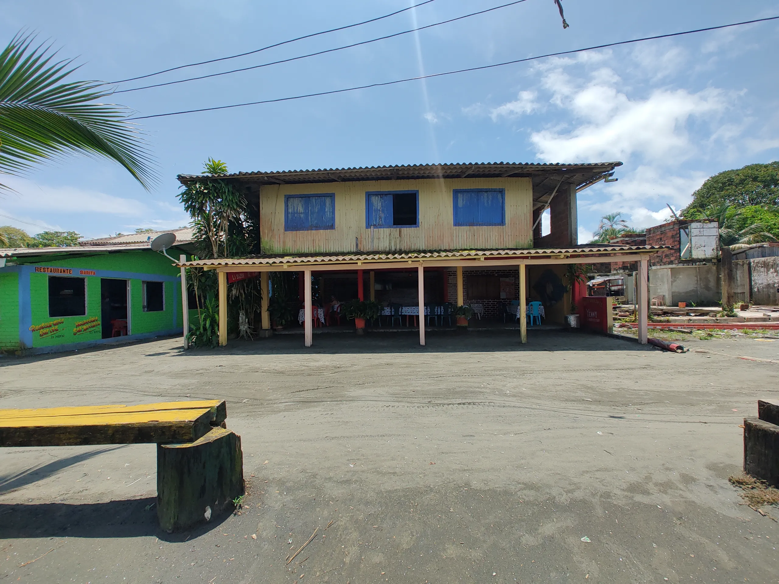 La Sazón de Fanny and the family home in Juanchaco before the earthquake