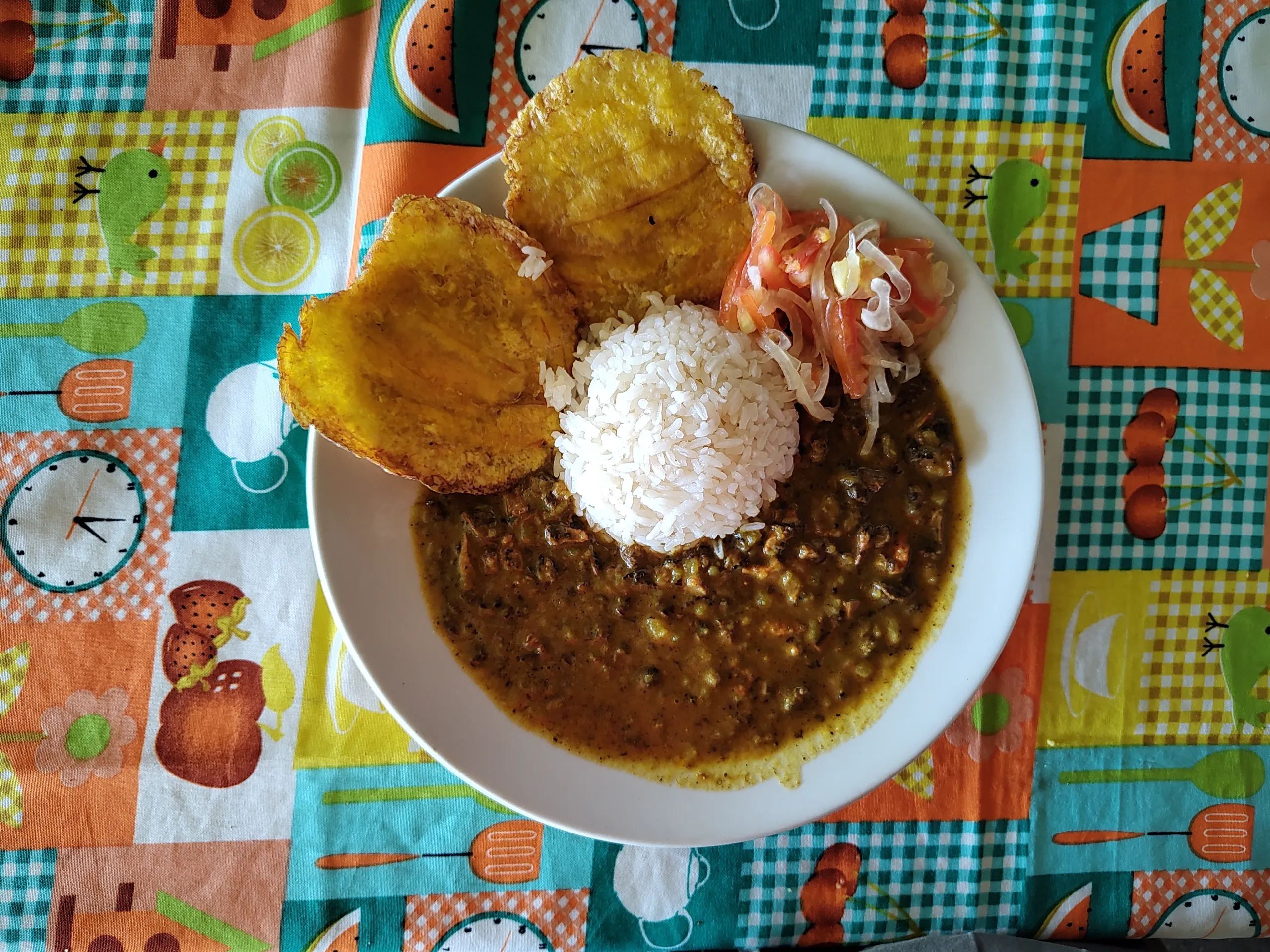 Traditional dish prepared at La Sazón de Fanny in Juanchaco